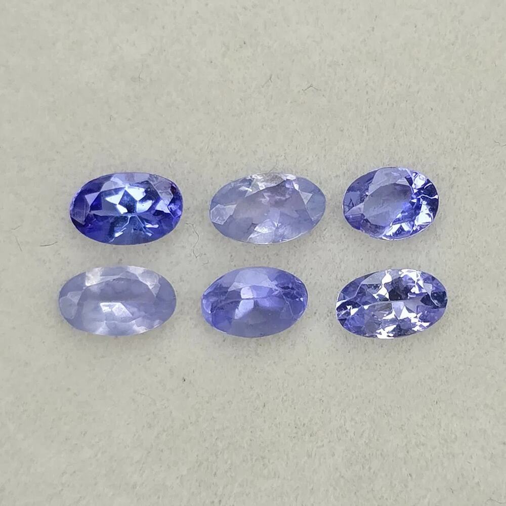 Natural Tanzanite 1.29ct Set 5x3mm Loose Gemstones